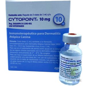 CYTOPOINT 10 MG 2 VIAL1/ML Para Dermatitis Atópica en Perros