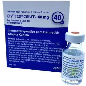 CYTOPOINT 40 MG 2 VIAL1/ML Para Dermatitis Atópica en Perros