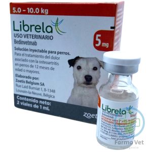 LIBRELA 5 MG  5 A 10 KG Contra Artrosis en Perros