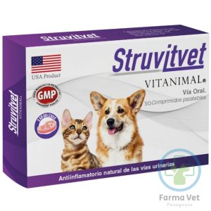 STRUVIVET 30 COMPRIMIDOS Sostén Urinario en Mascotas