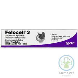 FELOCELL 3 1 DOSIS Vacuna Triple Felina para Gatos