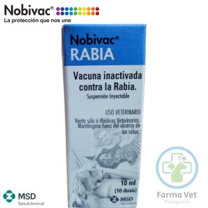 NOBIVAC RABIA MULTIDOSIS 10 DOSIS Vacuna Antirrábica