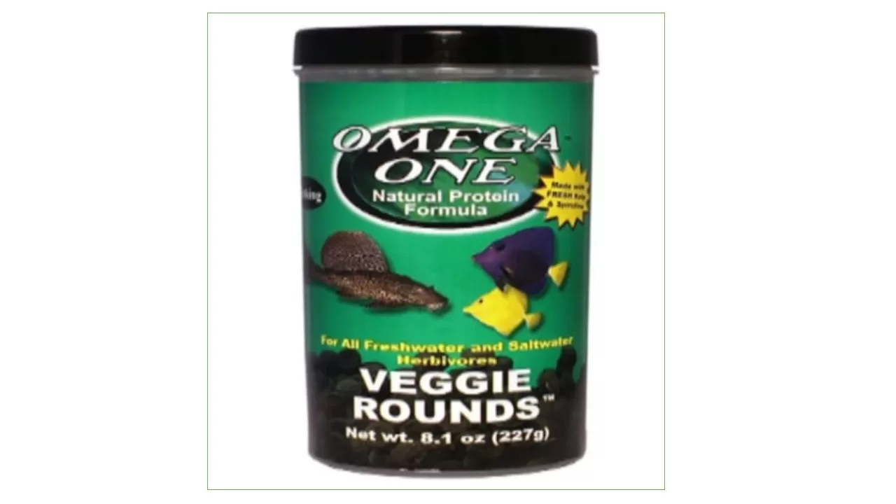 VEGGIE ROUNDS 227 GRS- COMIDA PARA TODA CLASE DE PECES DE FONDO