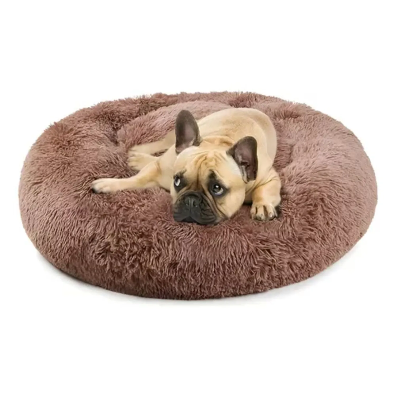CAMA FELPA REDONDA PARA MASCOTA 50cm (40)(50)(100)2452 0122 0127